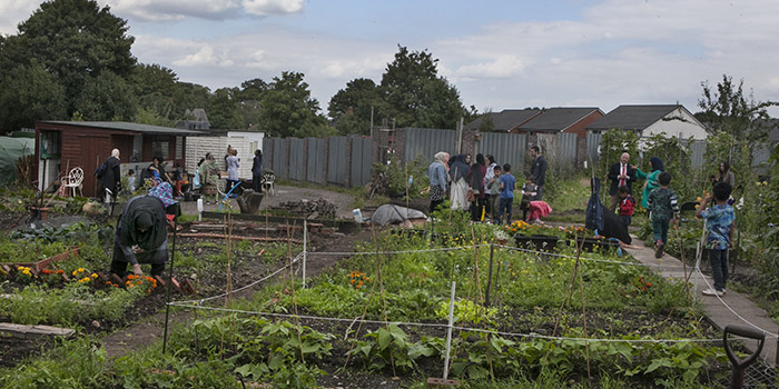 MP’s Visit to St Margarets Road Allotment Site